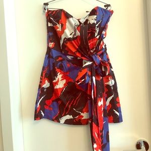 French Connection Summer strapless dress